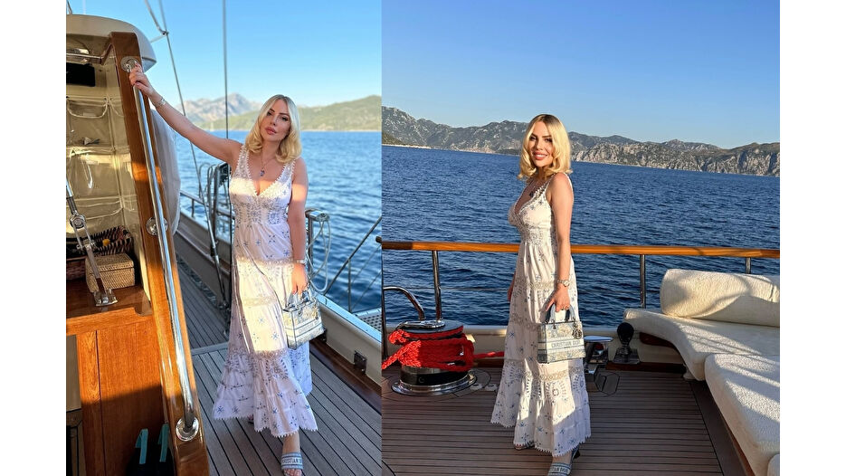 Merve Arkas'tan tekne pozları geldi