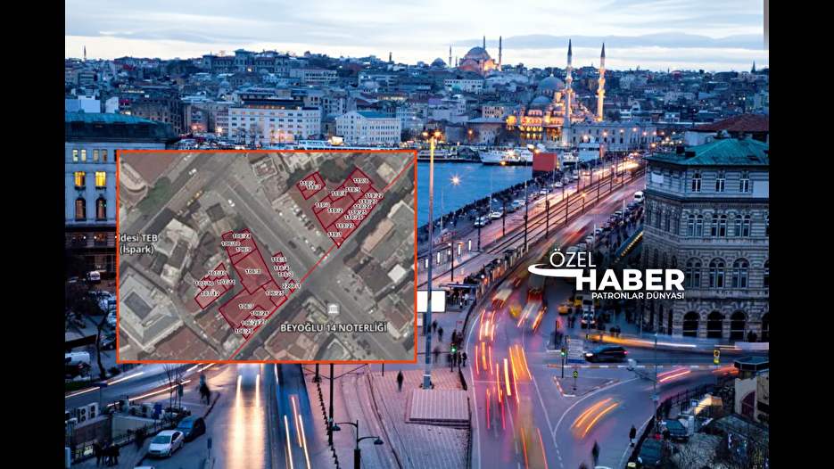 Beyoğlu'nda parsel parsel büyük satış