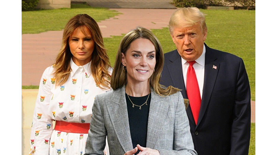 Trump çifti İngiltere’de Prenses Kate ile buluşacak