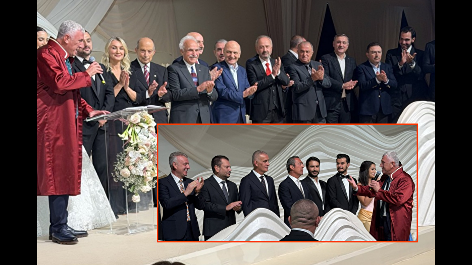 Patronları buluşturan düğün