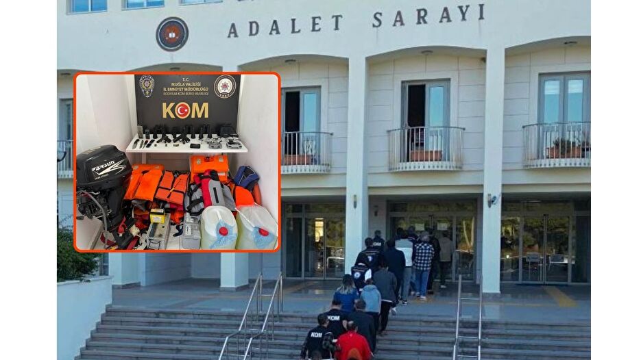 Bodrum merkezli göçmen kaçakçılığına darbe: 18 tutuklama