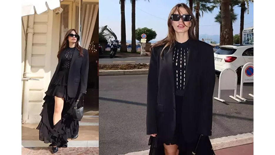 Demet Özdemir'den Cannes pozları