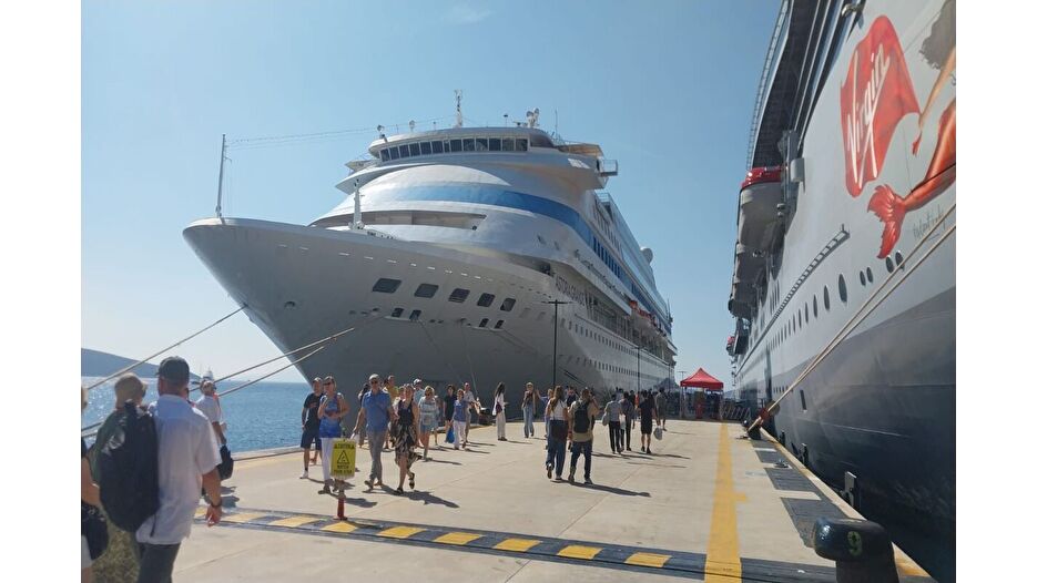 Bodrum’da kruvaziyer bereketi