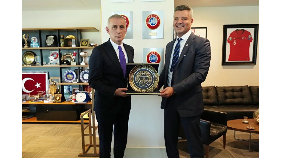Sadettin Saran'dan İbrahim Hacıosmanoğlu'na ziyaret