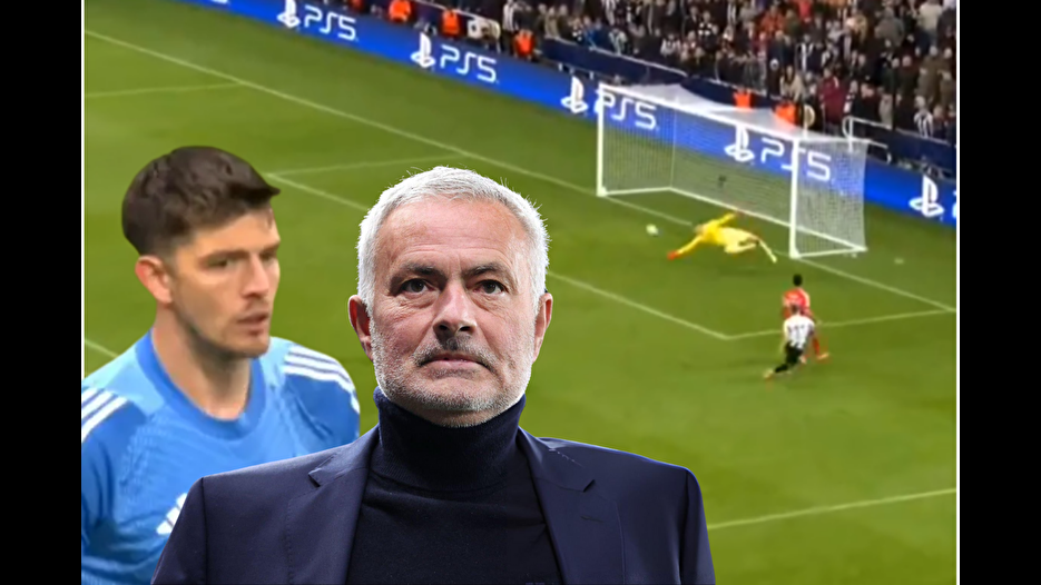 Kaleci asist yaptı Mourinho yıkıldı