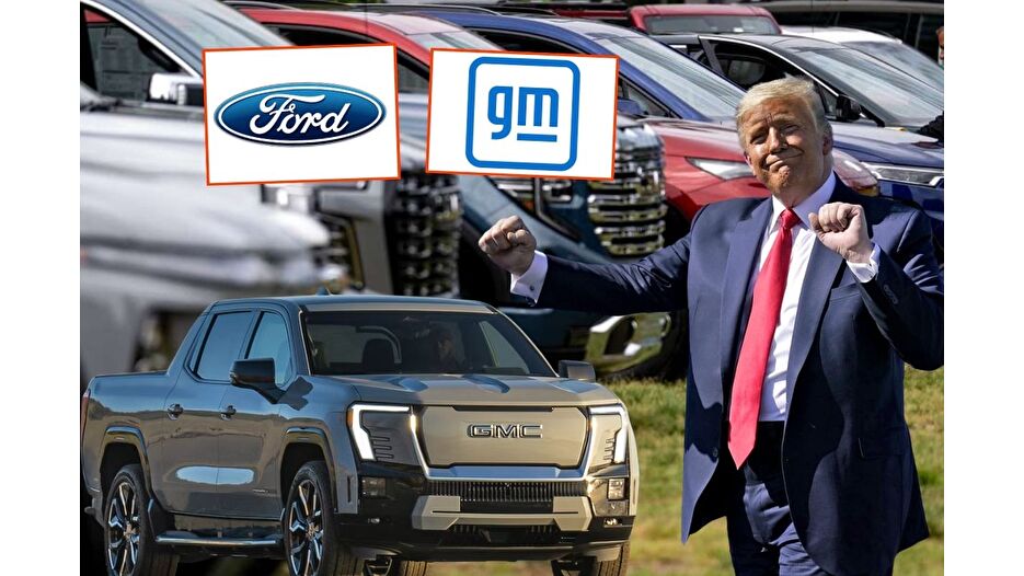 Ford ve General Motors kazandı, Trump övündü