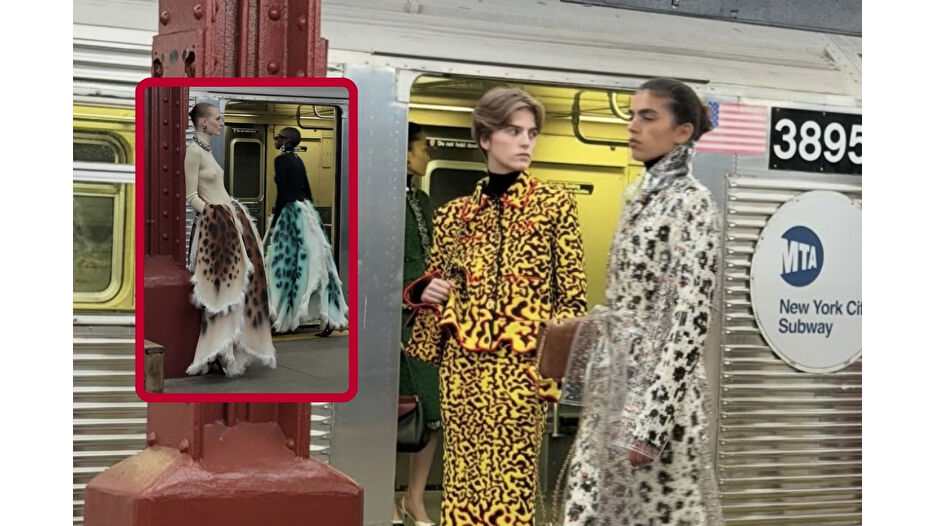 Metro istasyonunda Chanel şovu