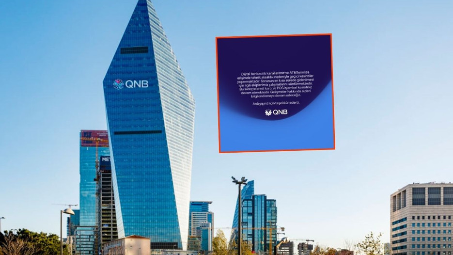 Boykot edilen QNB'nin hizmetlerinde kesinti yaşanıyor