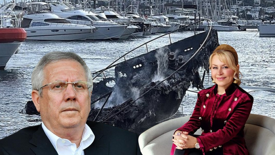 Yatları yanmaktan kıl payı kurtuldu