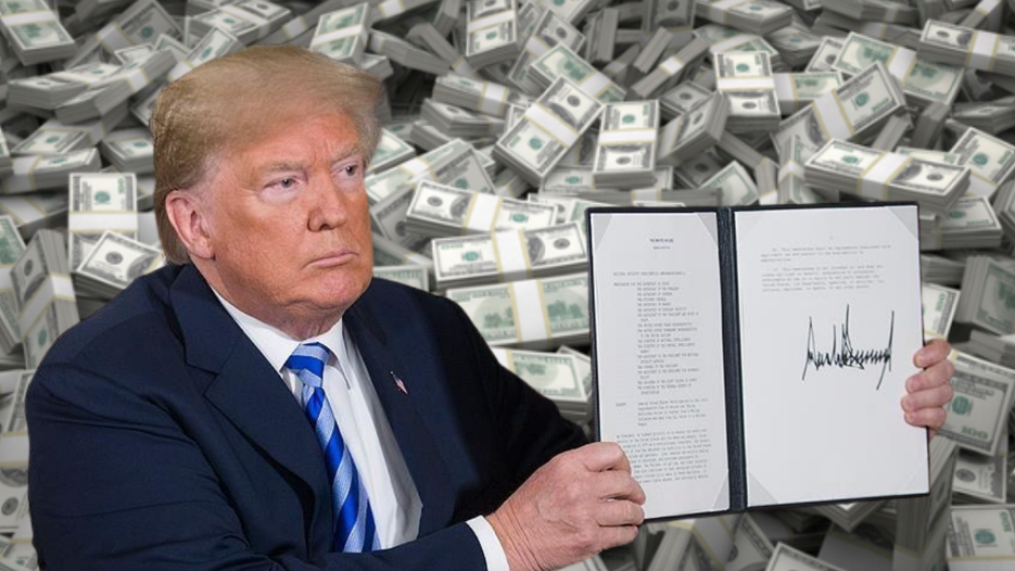 Dolara Trump imzası