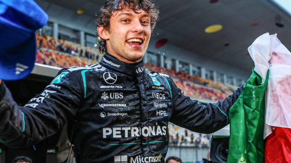 Genç Antonelli'den üst üste ikinci zafer