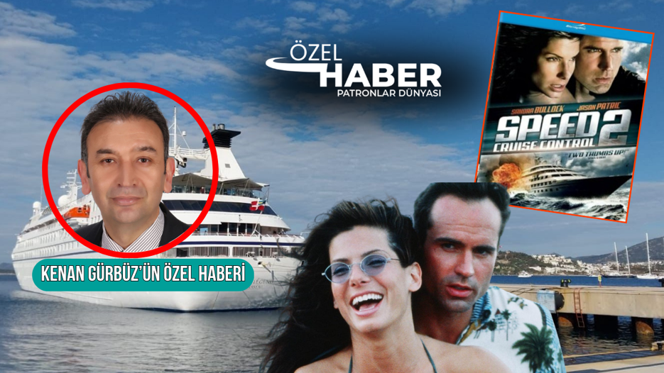 Speed 2'nin gemisi Bodrum'a demirledi