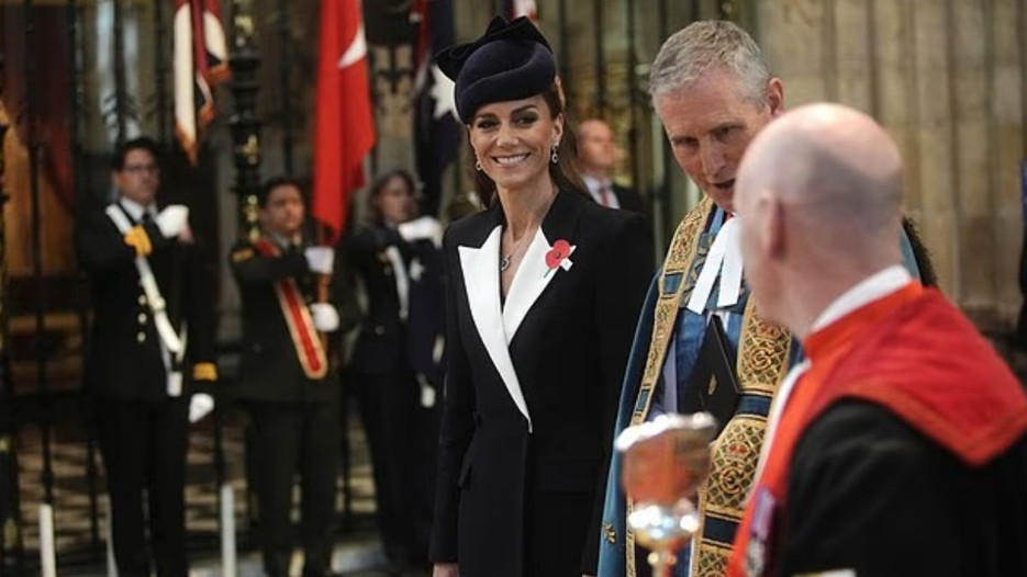 Prenses Kate'in Anzak töreni hassasiyeti