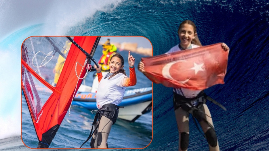 Rüzgarın Türk kızı dünya şampiyonu