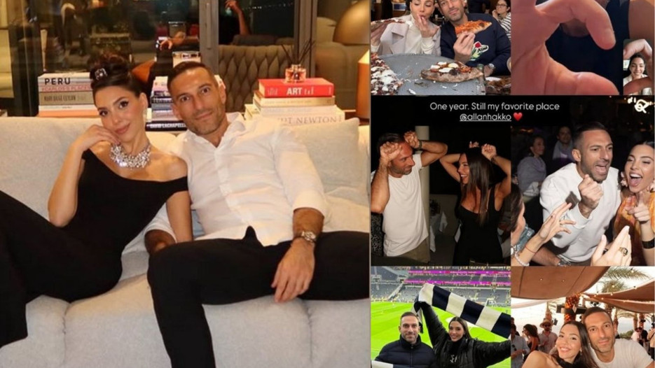 Allan Hakko ve Pelin Uluksar'ın 1'inci yıl romantizmi