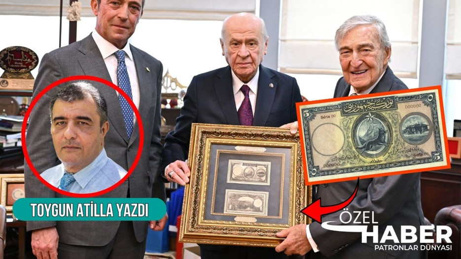 Koç'tan Bahçeli'ye Bozkurtlu 5 lira