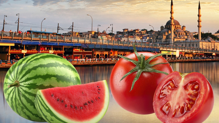 İstanbul'da en çok karpuz ve domates tüketildi