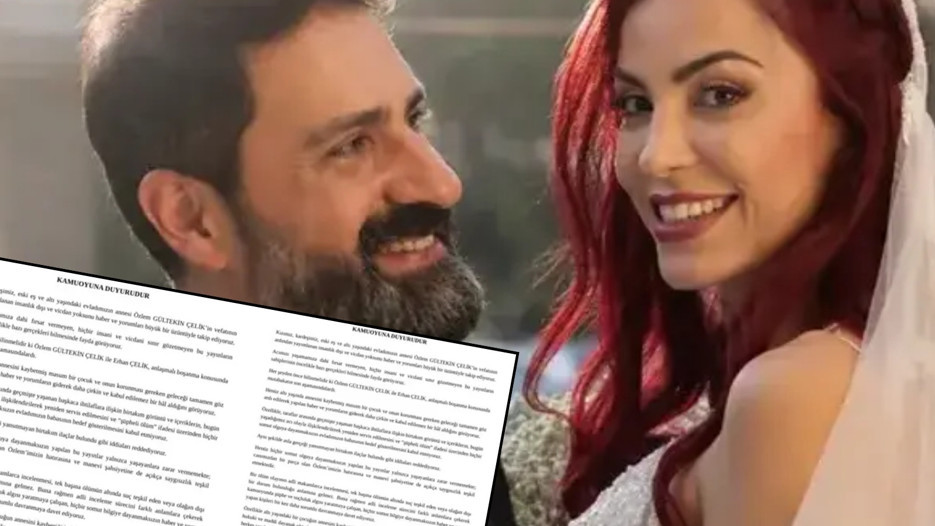 Dr. Özlem Gültekin'in ailesi ve Erhan Çelik'ten açıklama