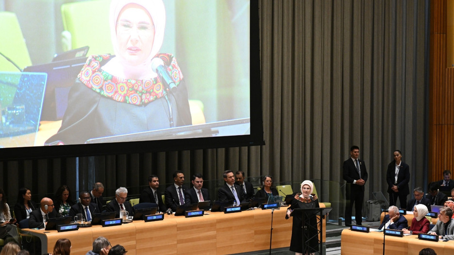 Emine Erdoğan BM'de sıfır atığı anlattı