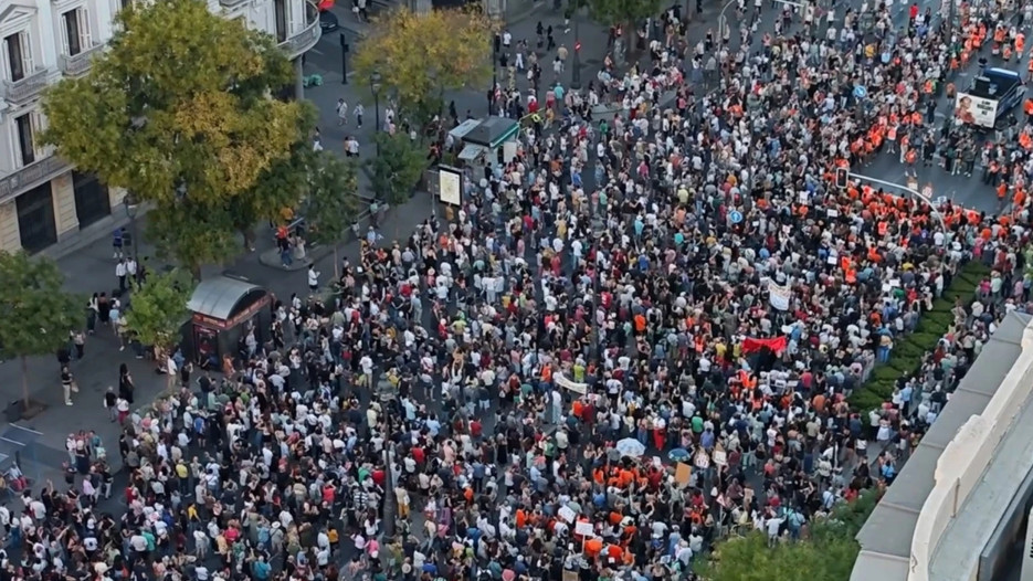 Konut krizi Madrid'i sokağa döktü