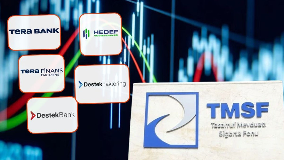 3 banka ve 2 faktoring şirketi TMSF'ye devredildi
