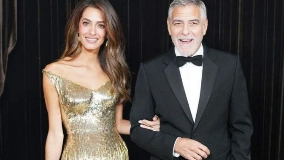 Clooney çiftinin gecesine ünlü akını
