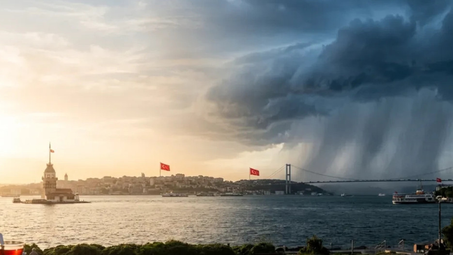 Pastırma sıcaklarına sağanak molası