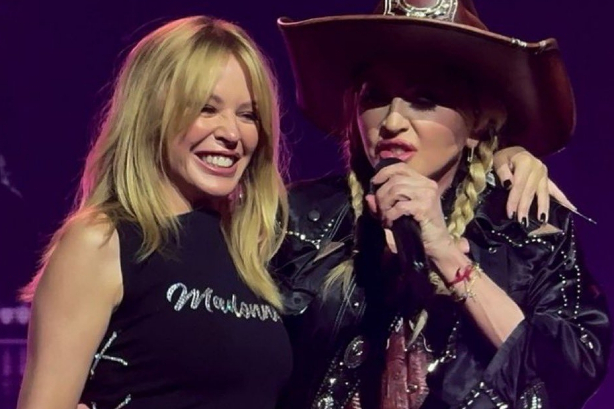 Madonna ve Kylie Minogue düet yaptı sosyal medyada olay oldu