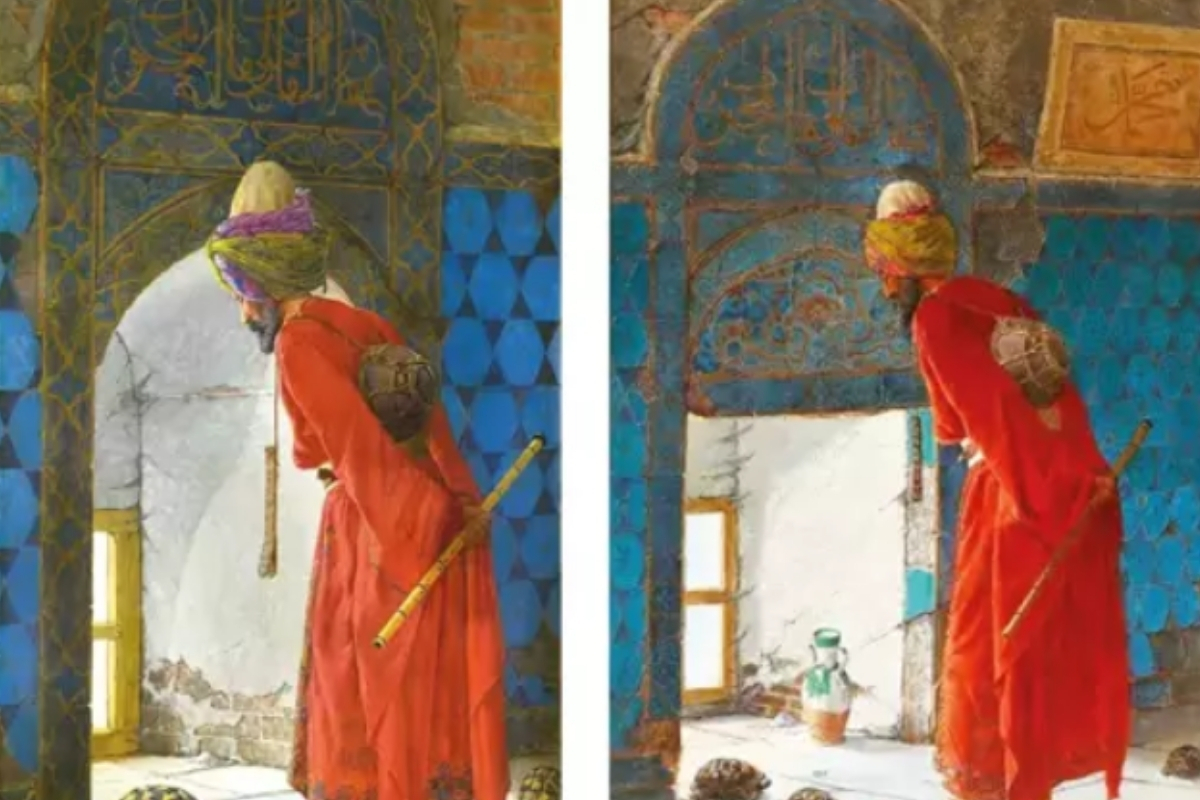 Osman Hamdi Bey’in ‘Kaplumbağa Terbiyecisi’ eserinin ikincisi Türkiye İş Bankası Resim Heykel Müzesi’nin koleksiyonuna dahil oldu.