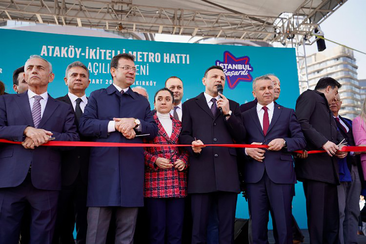 Ataköy-İkitelli Metro Hattı'nın tamamı hizmete girdi