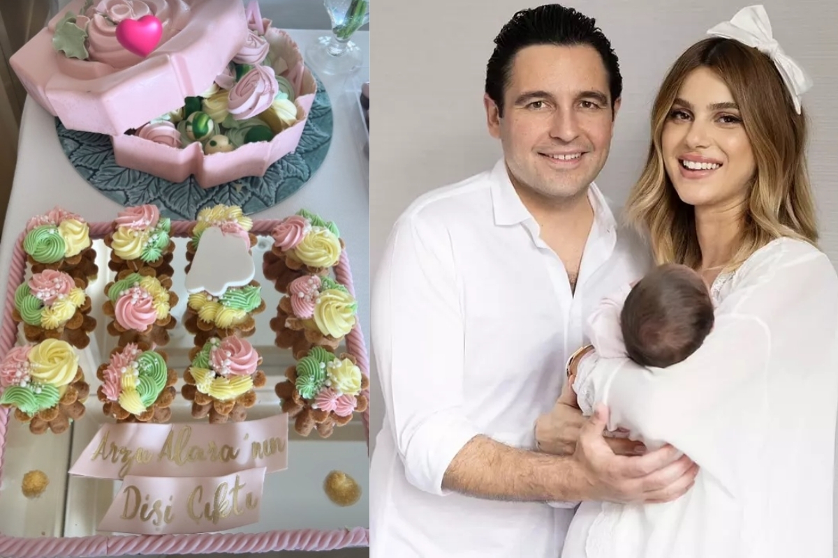Hacı Sabancı ve Nazlı Sabancı'nın kızları Arzu Alara Sabancı'nın ilk dişi çıktı