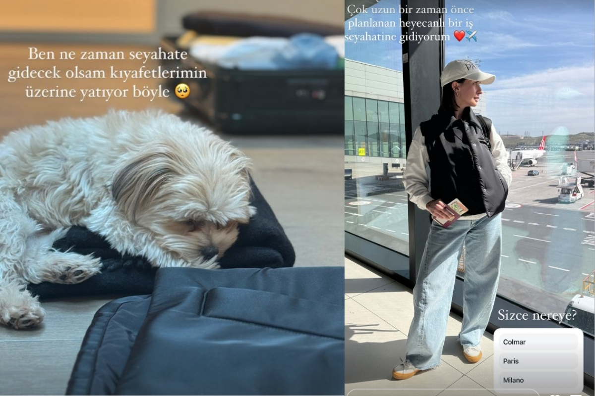 Buse Terim, Volkan Bahçekapılı'dan boşanması sonrası ilk paylaşımı havalimanından yaptı