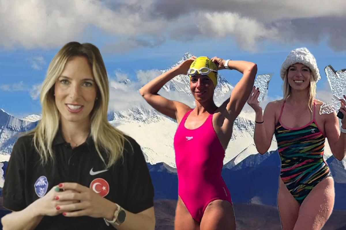 Deniz Kayadelen, rekor için Everest Dağı'nda buzlu gölde yüzecek