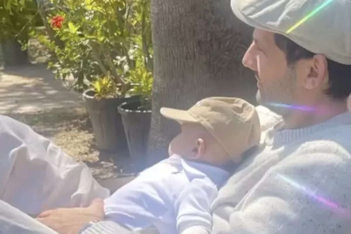 Kaan Urgancıoğlu'ndan oğluyla ilk bayram fotoğrafı
