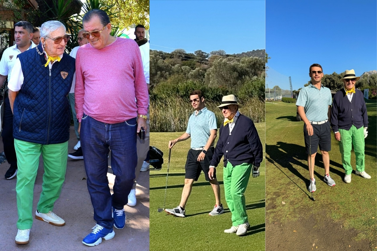 Rahmi Koç ile Salih Bezci golf kulübünde bir araya geldi