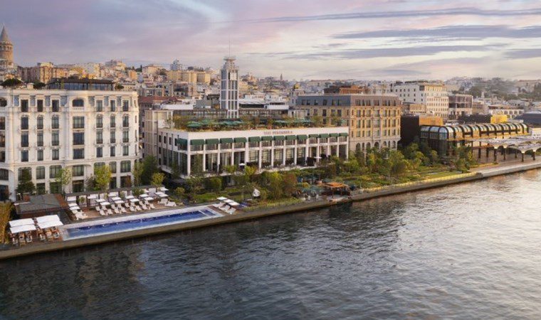 Lüks otel zinciri, Tophane’ye uzanan şeridi kesip, yurttaşın erişimini engelledi: Karaköy sahiline havuz!