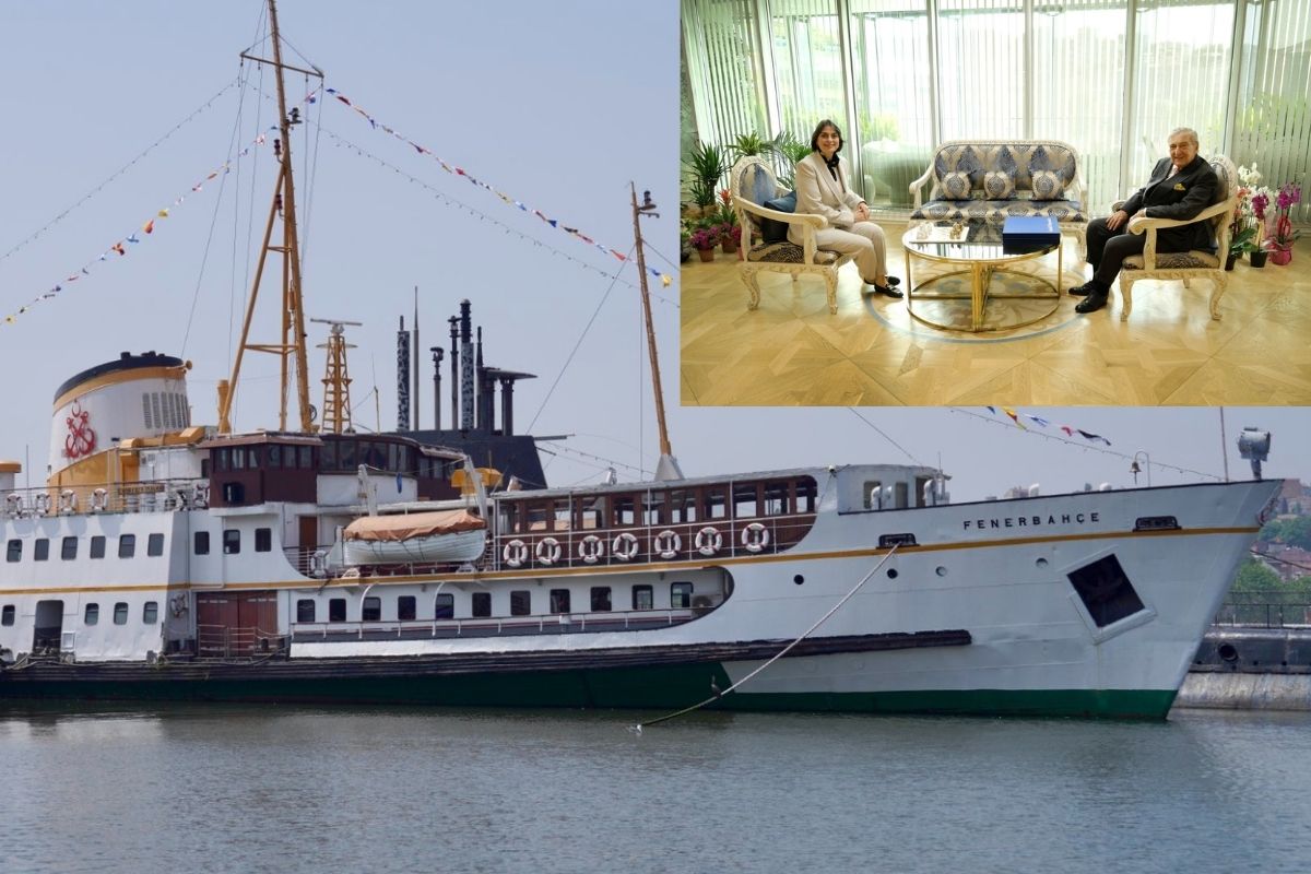 İş insanı Rahmi Koç'tan, Üsküdar'ın yeni belediye başkanı Sinem Dedetaş'ı ziyaret