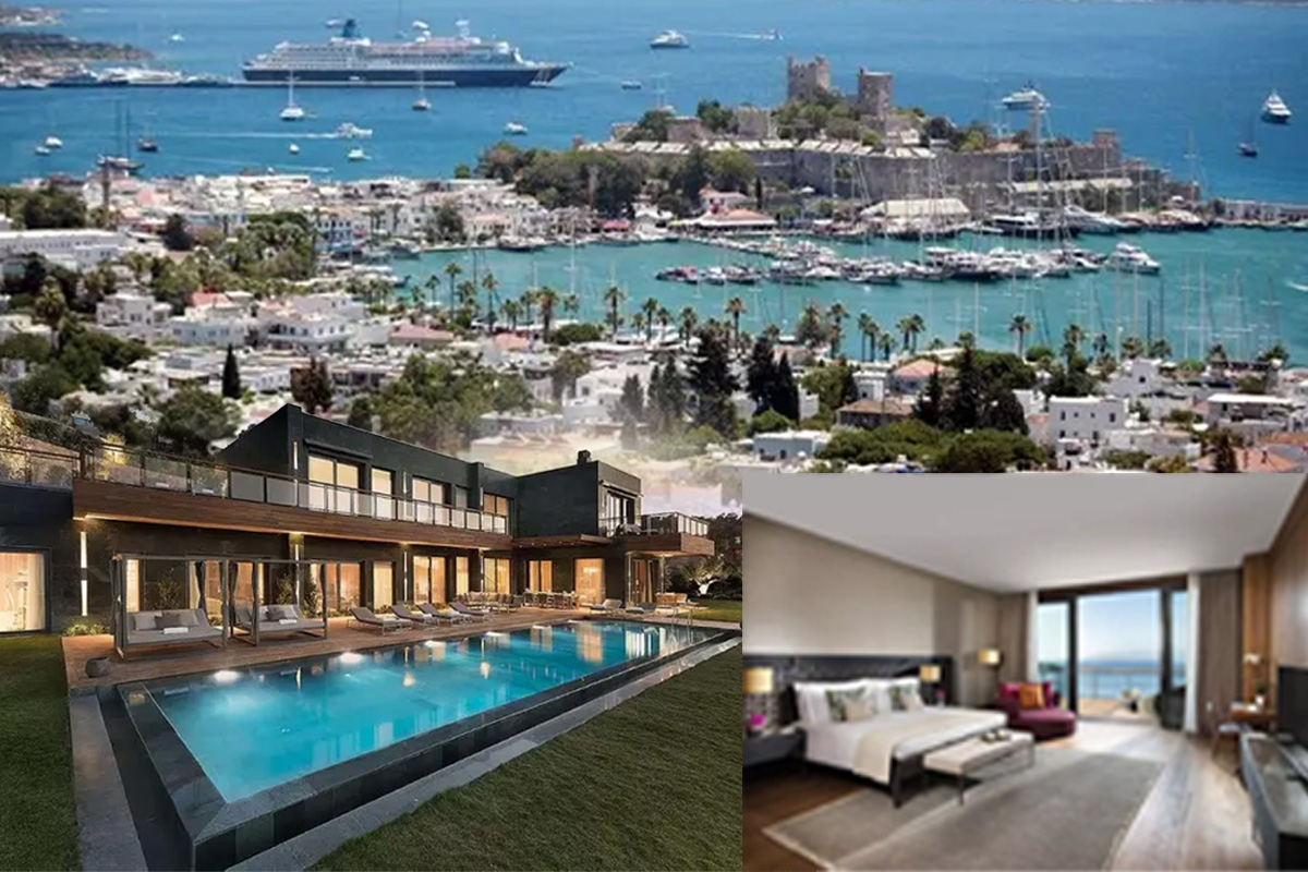 Bodrum'da sezonda günlük 1 milyon liraya kiralık villa