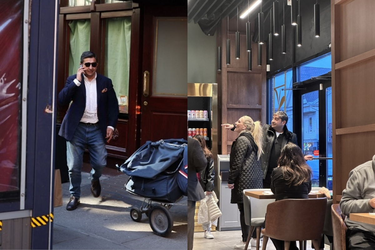 Sezgin Baran Korkmaz ABD'de restoran çıkışı görüntülendi