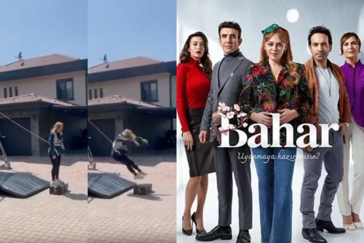 Bahar’ın o meşhur sahnesinin kamera arkası geldi