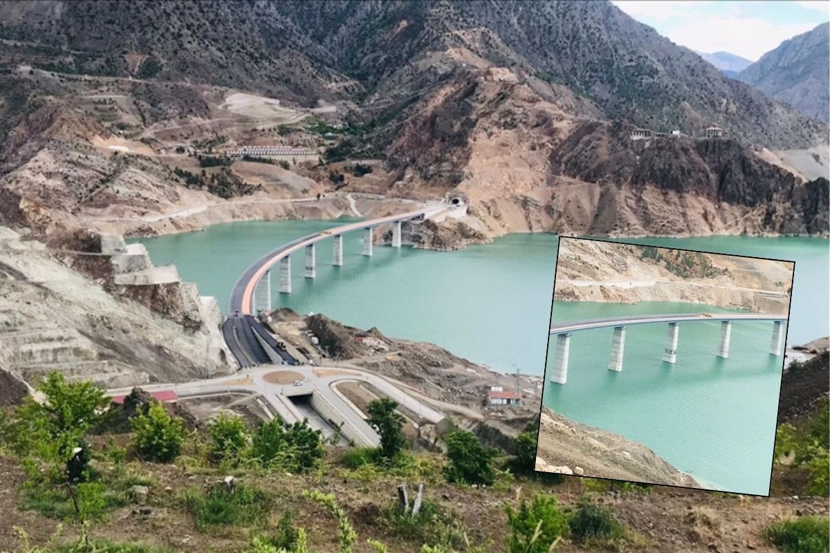 Yusufeli'ndeki 685 metrelik viyadük haziranda açılacak