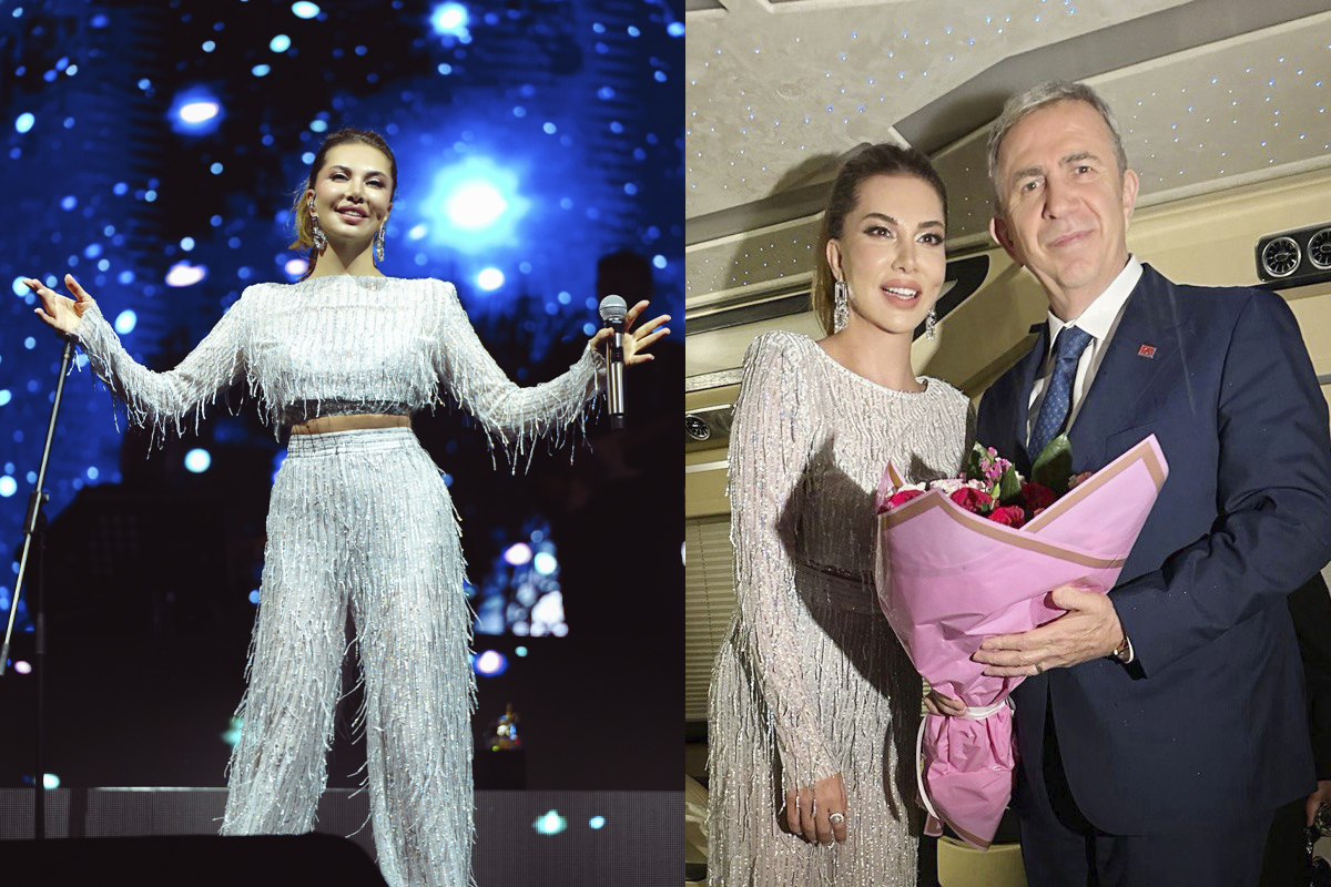 Ebru Yaşar Ankara'da 18 bin kişiye konser verdi