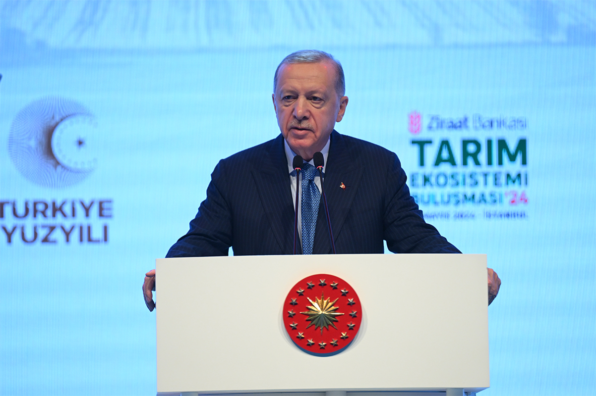 Erdoğan: Tarım bitti tezlerinin ne kadar içi boş olduğunu rakamlarla ispat ettik