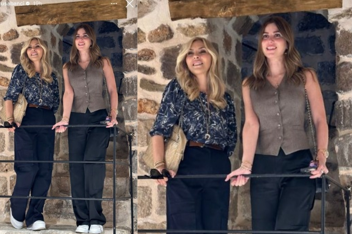 Arzu Sabancı'dan gelini Nazlı Sabancı'yla Mardin pozları
