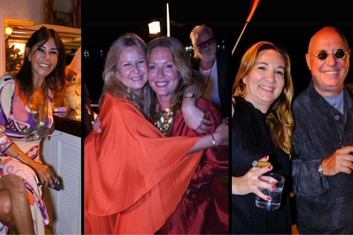 Caroline Koç ve Suzan Sabancı yattaki davette buluştu