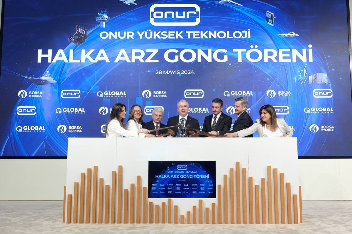 Borsa İstanbul'da gong, Onur Yüksek Teknoloji için çaldı