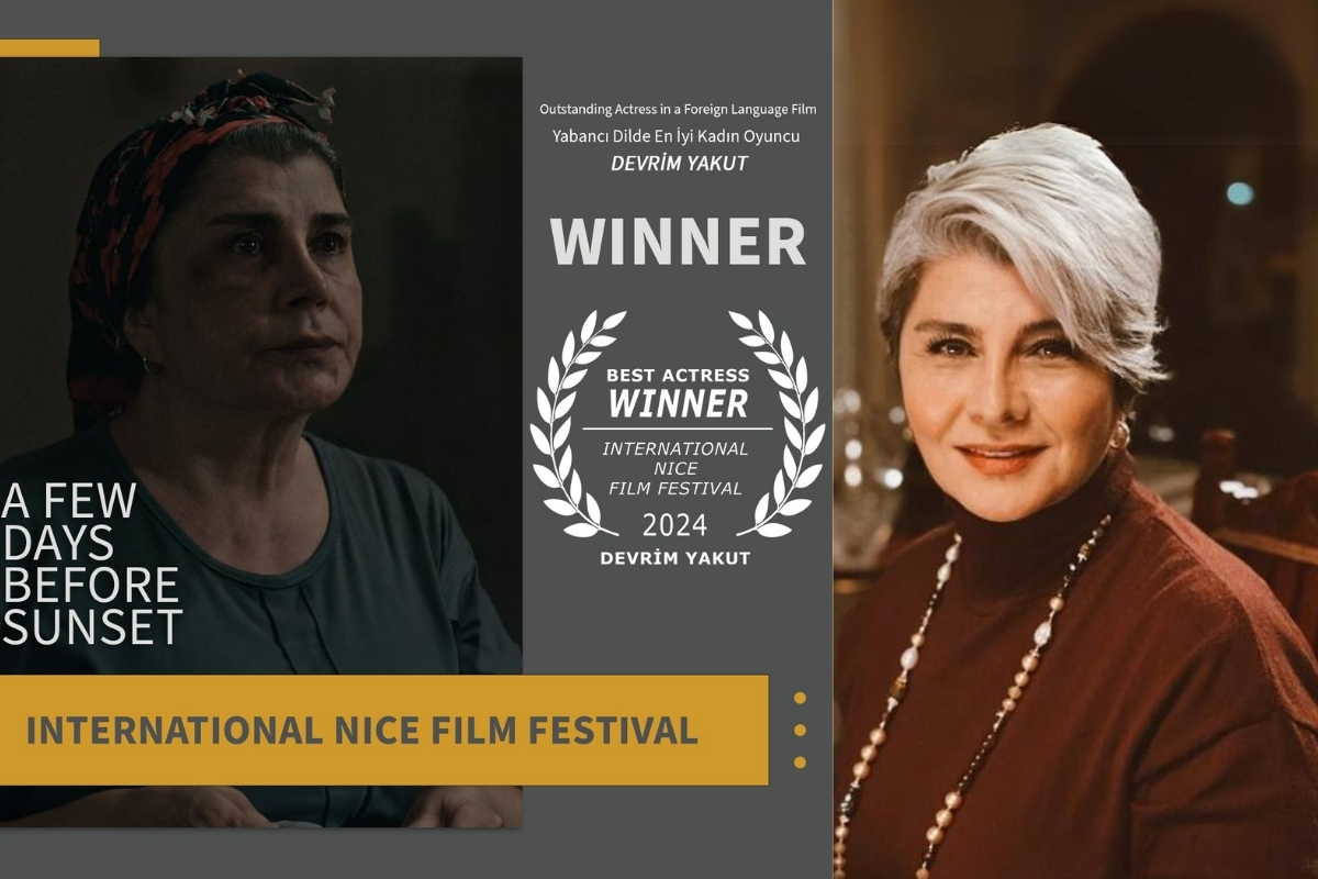 Devrim Yakut Nice Film Festivali'nden ödülle döndü