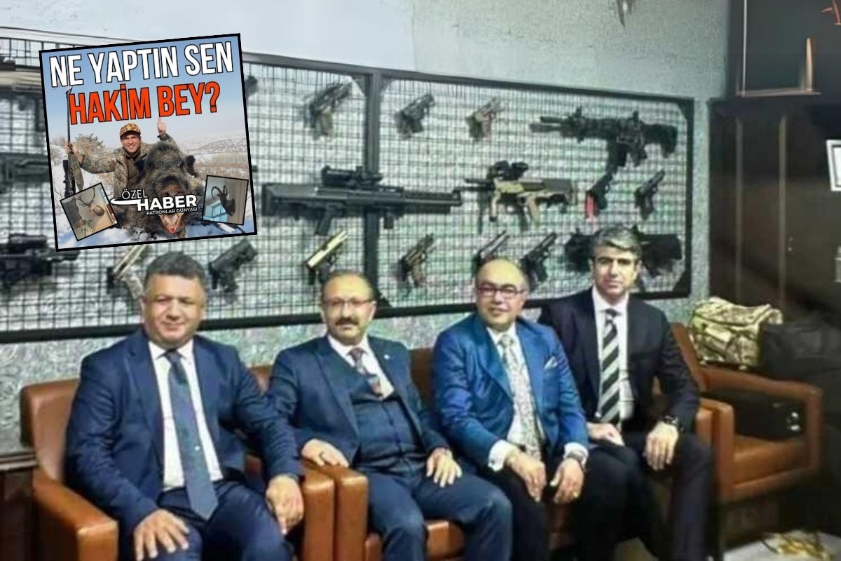 Silahçı hakim gitti, avcı hakim görevde