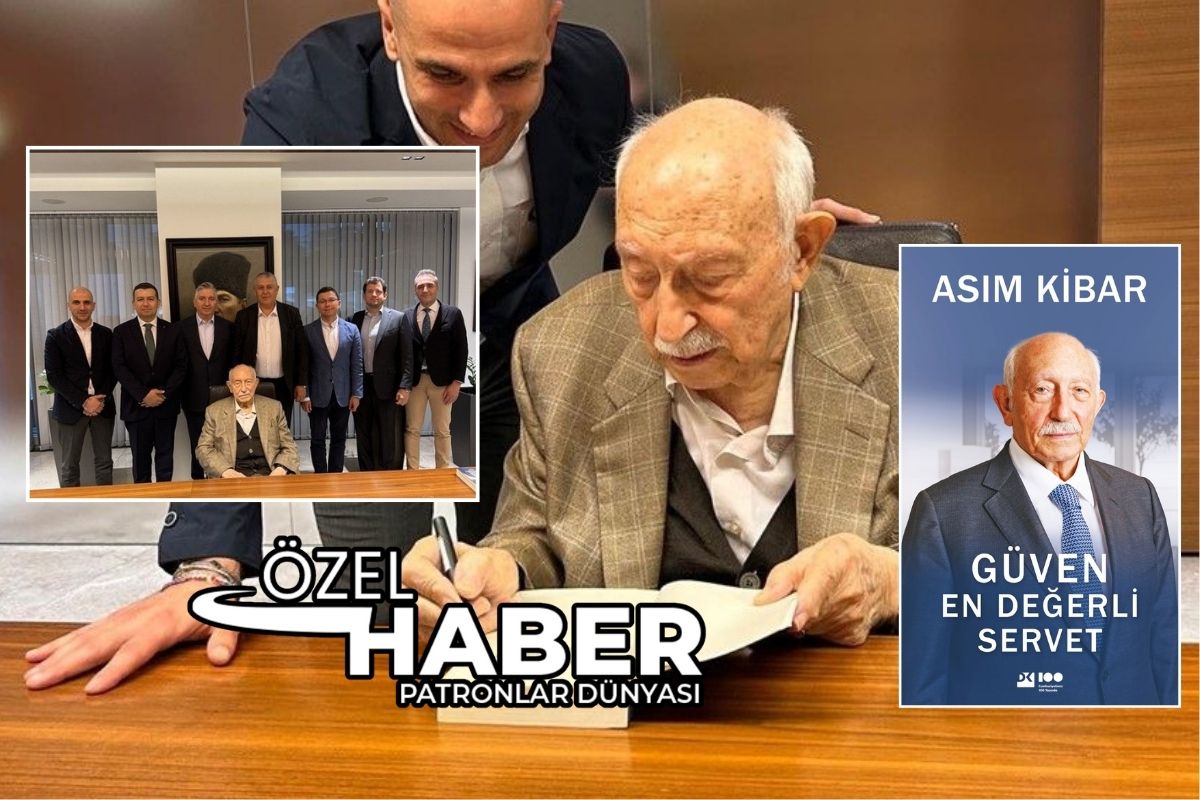İş insanı Asım Kibar her hafta çalışanlarıyla bir araya gelip kitabını imzalıyor