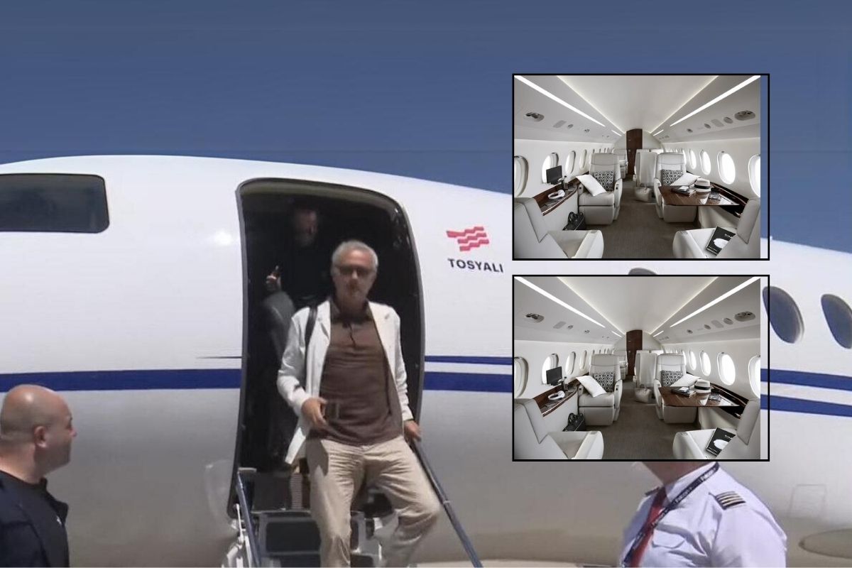Mourinho’yu İstanbul’a Tosyalı Holding'e ait jet getirdi